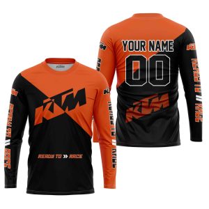 Custom name BraapGirls PREMIUM GIFT – CUSTOM NAME – KTM – ORANGE Brands for motocross girls and dirt bike riders - Brands view 1