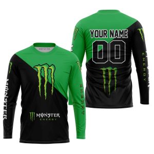 Custom name BraapGirls PREMIUM GIFT – CUSTOM NAME – MONSTER ENERGY – GREEN Brands for motocross girls and dirt bike riders - Brands view 2