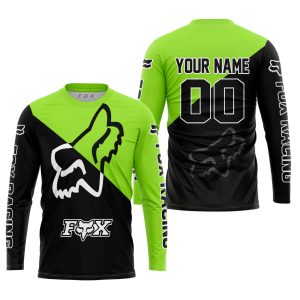 Custom name BraapGirls PREMIUM GIFT – CUSTOM NAME – FOX RACING – GREEN1 Brands for motocross girls and dirt bike riders - Brands view 1