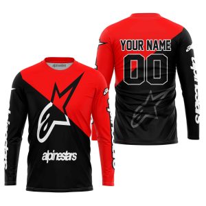 Custom name BraapGirls PREMIUM GIFT – CUSTOM NAME – ALPINESTARS – WHITE Alpinestars for motocross girls and dirt bike riders - Alpinestars view 1
