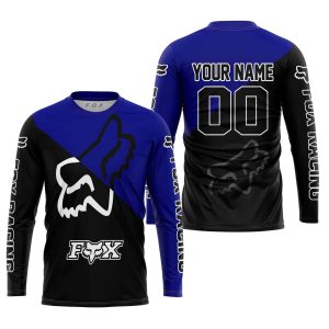 Custom name BraapGirls PREMIUM GIFT – CUSTOM NAME – FOX RACING – NAVY Brands for motocross girls and dirt bike riders - Brands view 1