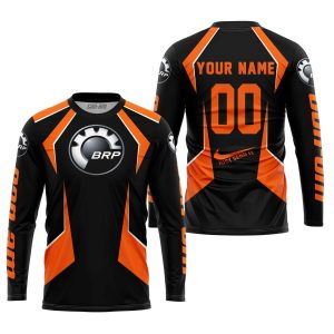 Custom name BraapGirls LIMITED EDITION – CUSTOM NAME CAN AM – ORANGE Brands for motocross girls and dirt bike riders - Brands view 1