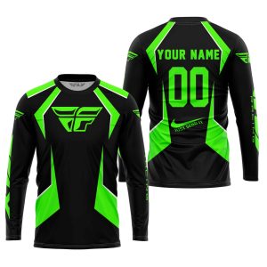 Custom name BraapGirls LIMITED EDITION – CUSTOM NAME FLY RACING – GREEN Brands for motocross girls and dirt bike riders - Brands view 1