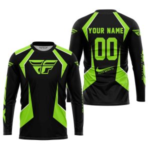Custom name BraapGirls LIMITED EDITION – CUSTOM NAME FLY RACING – GREEN 1 Brands for motocross girls and dirt bike riders - Brands view 1
