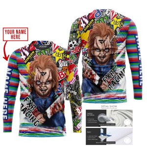 Custom name BraapGirls CHUCKY FXR RACING | HOODIE & JERSEY | KID-YOUTH & ADULT Brands for motocross girls and dirt bike riders - Brands view 1