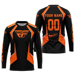 Custom name BraapGirls LIMITED EDITION – CUSTOM NAME FLY RACING – ORANGE Brands for motocross girls and dirt bike riders - Brands view 1