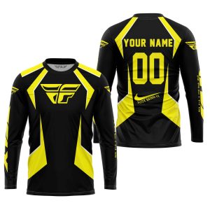 Custom name BraapGirls LIMITED EDITION – CUSTOM NAME FLY RACING – YELLOW Brands for motocross girls and dirt bike riders - Brands view 1