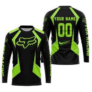 Custom name BraapGirls LIMITED EDITION – CUSTOM NAME FOX RACING – GREEN 1 Brands for motocross girls and dirt bike riders - Brands view 1