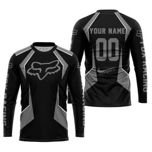 Custom name BraapGirls LIMITED EDITION – CUSTOM NAME FOX RACING – GREY Brands for motocross girls and dirt bike riders - Brands view 1