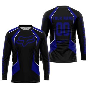 Custom name BraapGirls LIMITED EDITION – CUSTOM NAME FOX RACING – NAVY Brands for motocross girls and dirt bike riders - Brands view 1