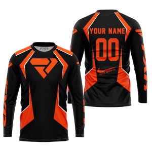 Custom name BraapGirls LIMITED EDITION – CUSTOM NAME FXR RACING – ORANGE Brands for motocross girls and dirt bike riders - Brands view 1