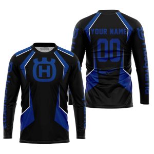 Custom name BraapGirls LIMITED EDITION – CUSTOM NAME HUSQVARNA – BLUE Brands for motocross girls and dirt bike riders - Brands view 1