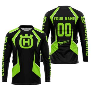 Custom name BraapGirls LIMITED EDITION – CUSTOM NAME HUSQVARNA – GREEN 1 Brands for motocross girls and dirt bike riders - Brands view 1