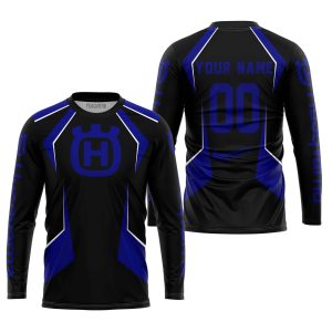 Custom name BraapGirls LIMITED EDITION – CUSTOM NAME HUSQVARNA – NAVY Brands for motocross girls and dirt bike riders - Brands view 1
