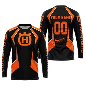 Custom name BraapGirls LIMITED EDITION – CUSTOM NAME HUSQVARNA – ORANGE Brands for motocross girls and dirt bike riders - Brands view 1