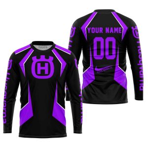 Custom name BraapGirls LIMITED EDITION – CUSTOM NAME HUSQVARNA – PURPLE Brands for motocross girls and dirt bike riders - Brands view 1