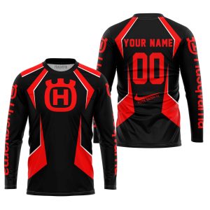 Custom name BraapGirls LIMITED EDITION – CUSTOM NAME HUSQVARNA – RED Brands for motocross girls and dirt bike riders - Brands view 1