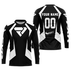 Custom name BraapGirls LIMITED EDITION – CUSTOM NAME FXR RACING – WHITE Brands for motocross girls and dirt bike riders - Brands view 1