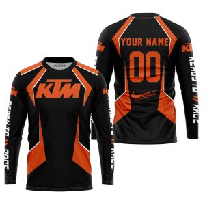 Custom name BraapGirls LIMITED EDITION – CUSTOM NAME KTM RACING – ORANGE Brands for motocross girls and dirt bike riders - Brands view 1