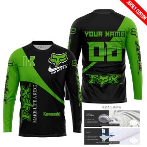 Custom name BraapGirls MAKE LIFE A RIDE JUST SEND IT – KAWASAKI Brands for motocross girls and dirt bike riders - Brands view 1
