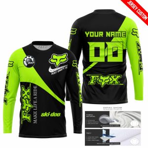 Custom name BraapGirls MAKE LIFE A RIDE JUST SEND IT – SKI DOO – NEON Brands for motocross girls and dirt bike riders - Brands view 1