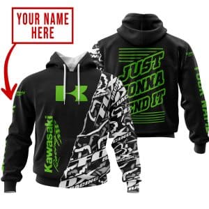JUST GONNA SEND IT | KAWASAKI RACING BLACK | KID & ADULT