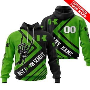 JUST FCKN SEND IT – KAWASAKI | HOODIE & JERSEY | KID-YOUTH & ADULT