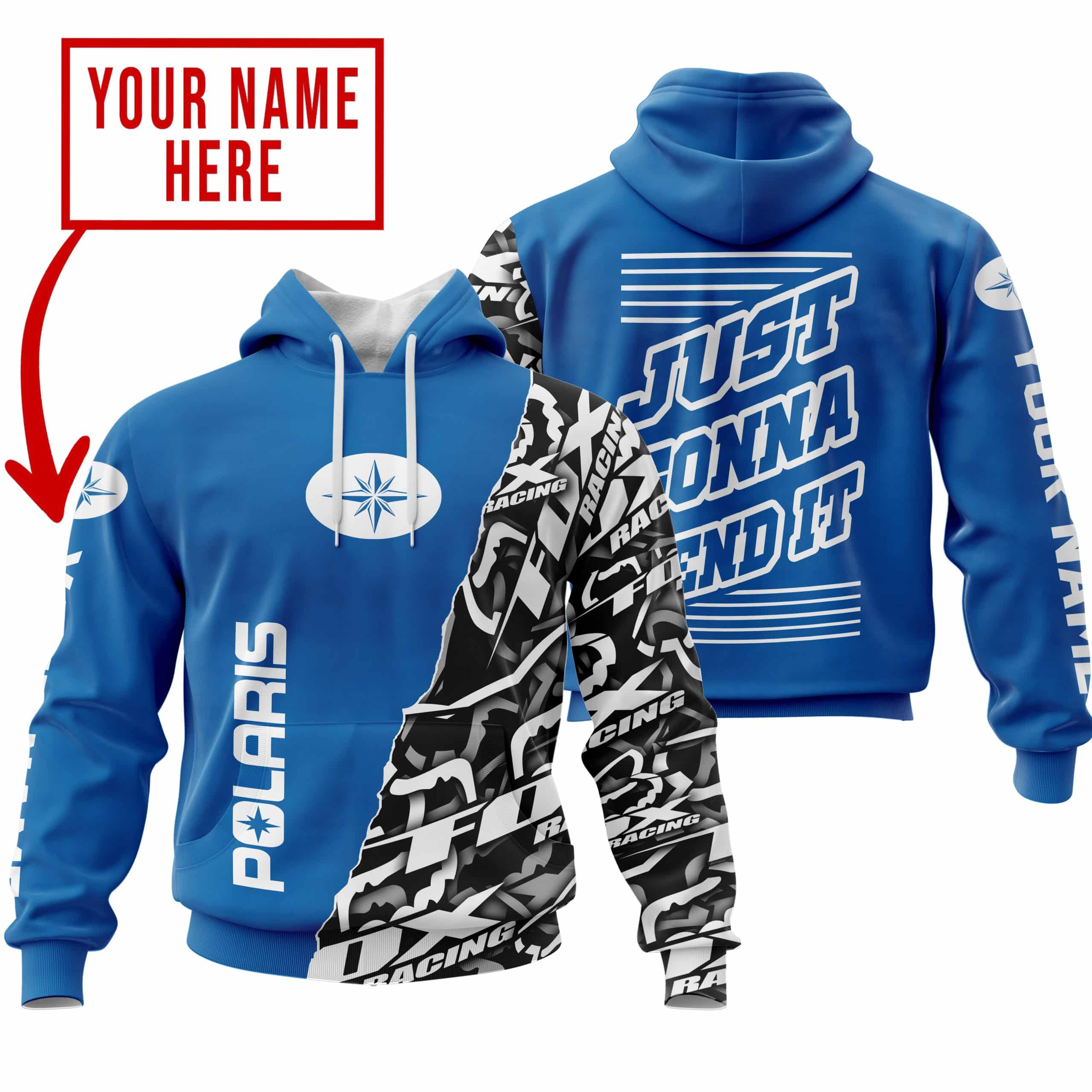 JUST GONNA SEND IT | POLARIS RACING BLUE V1 | KID & ADULT