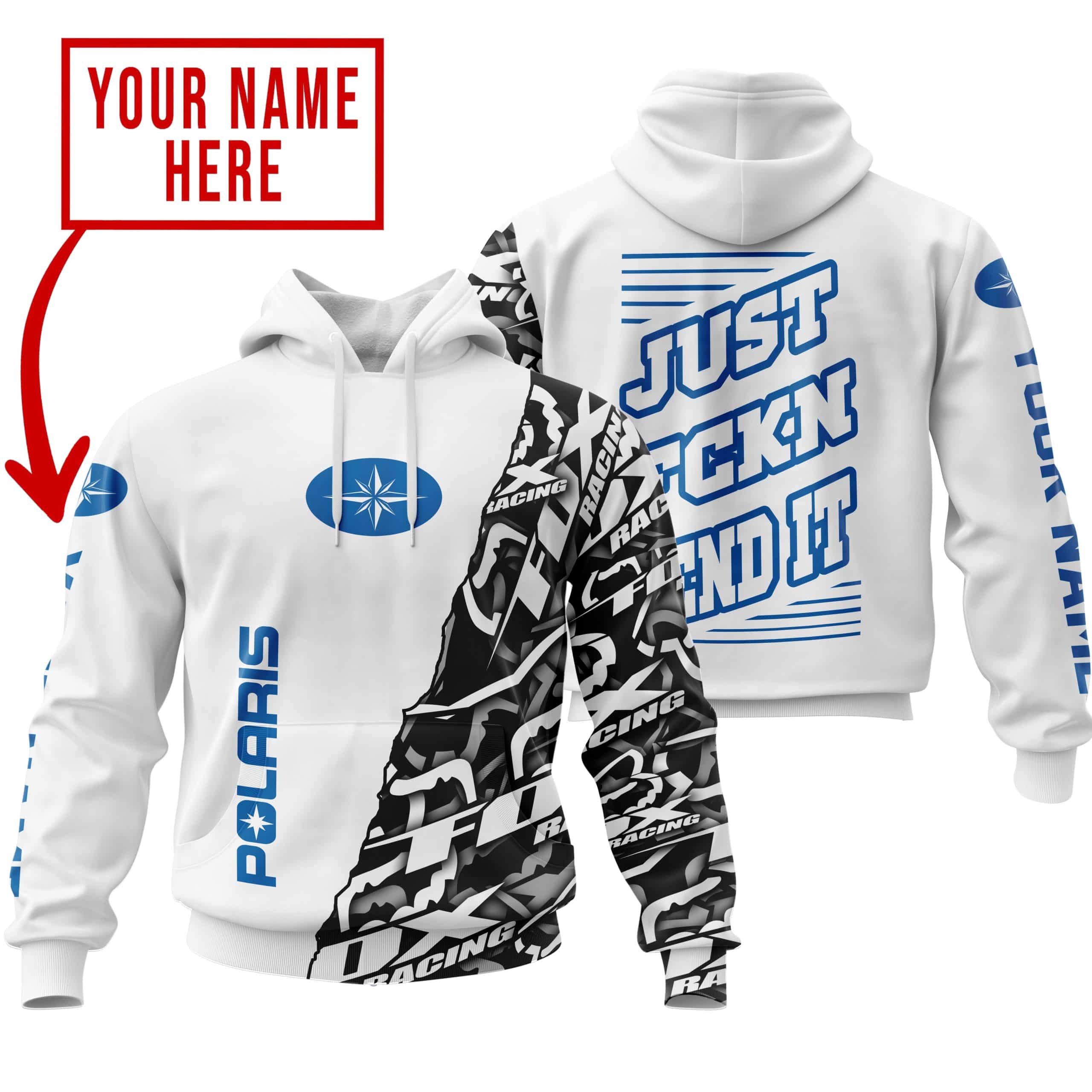 CUSTOM NAME RACING | POLARIS RACING WHITE V2