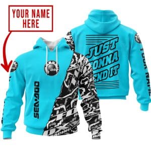 JUST GONNA SEND IT | SEA DOO RACING SKY BLUE | KID & ADULT