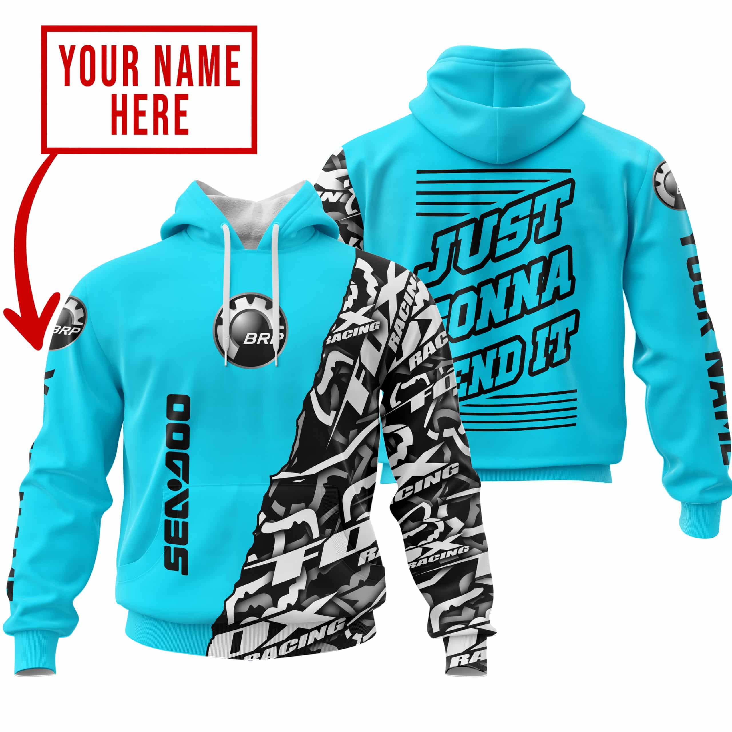 JUST GONNA SEND IT | SEA DOO RACING SKY BLUE | KID & ADULT