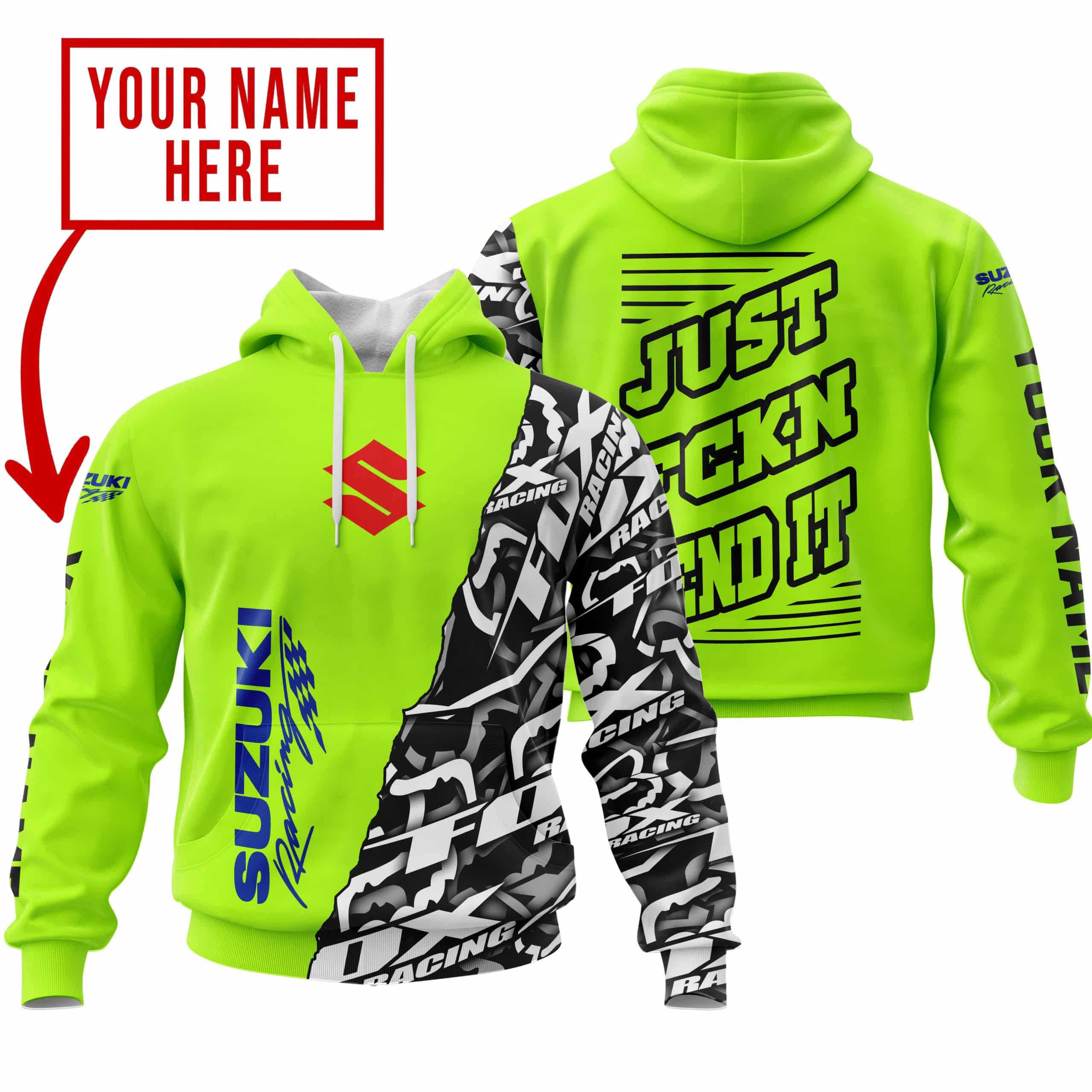 CUSTOM NAME RACING | SUZUKI RACING NEON