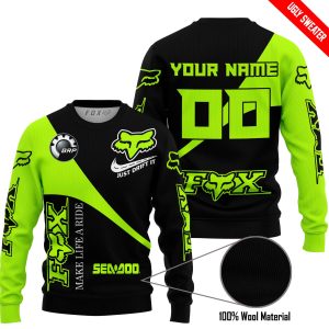 Custom name BraapGirls MAKE LIFE A RIDE JUST SEND IT – SEA DOO – NEON Brands for motocross girls and dirt bike riders - Brands view 2