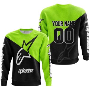 Custom name BraapGirls PREMIUM GIFT – CUSTOM NAME – ALPINESTARS – NEON Alpinestars for motocross girls and dirt bike riders - Alpinestars view 1
