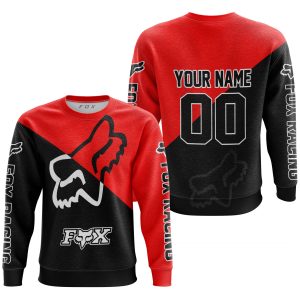 Custom name BraapGirls PREMIUM GIFT – CUSTOM NAME – FOX RACING – RED Brands for motocross girls and dirt bike riders - Brands view 2
