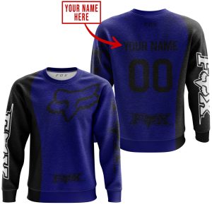 Custom name BraapGirls PREMIUM MX – CUSTOM NAME – FOX RACING – NAVY Brands for motocross girls and dirt bike riders - Brands view 2