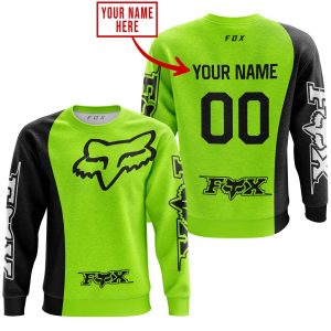 Custom name BraapGirls PREMIUM MX – CUSTOM NAME – FOX RACING – NEON Brands for motocross girls and dirt bike riders - Brands view 2