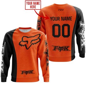 Custom name BraapGirls PREMIUM MX – CUSTOM NAME – FOX RACING – ORANGE Brands for motocross girls and dirt bike riders - Brands view 2