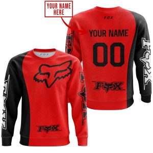 Custom name BraapGirls PREMIUM MX – CUSTOM NAME – FOX RACING – RED Brands for motocross girls and dirt bike riders - Brands view 2