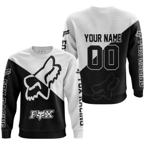 Custom name BraapGirls PREMIUM GIFT – CUSTOM NAME – FOX RACING – WHITE Brands for motocross girls and dirt bike riders - Brands view 2