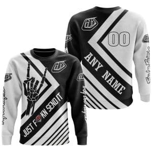 Custom name BraapGirls JUST FCKN SEND IT – TROY LEE DESIGNS RACING | HOODIE & JERSEY | KID-YOUTH & ADULT Brands for motocross girls and dirt bike riders - Br...