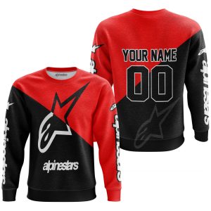 Custom name BraapGirls PREMIUM GIFT – CUSTOM NAME – ALPINESTARS – WHITE Alpinestars for motocross girls and dirt bike riders - Alpinestars view 2