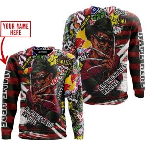 Custom name BraapGirls FREDDY KRUEGER CAN-AM RACING | HOODIE & JERSEY | KID-YOUTH & ADULT Brands for motocross girls and dirt bike riders - Brands view 2