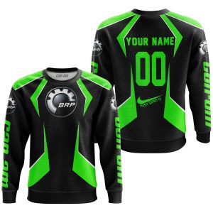 Custom name BraapGirls LIMITED EDITION – CUSTOM NAME CAN AM – GREEN Brands for motocross girls and dirt bike riders - Brands view 2