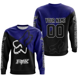 Custom name BraapGirls PREMIUM GIFT – CUSTOM NAME – FOX RACING – NAVY Brands for motocross girls and dirt bike riders - Brands view 2