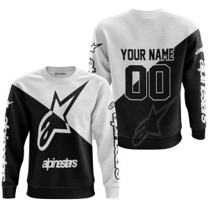 Custom name BraapGirls PREMIUM GIFT – CUSTOM NAME – ALPINESTARS – WHITE Alpinestars for motocross girls and dirt bike riders - Alpinestars view 1