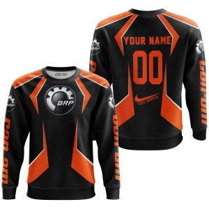 Custom name BraapGirls LIMITED EDITION – CUSTOM NAME CAN AM – ORANGE Brands for motocross girls and dirt bike riders - Brands view 2