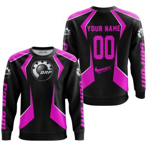 Custom name BraapGirls LIMITED EDITION – CUSTOM NAME CAN AM – PINK Brands for motocross girls and dirt bike riders - Brands view 2