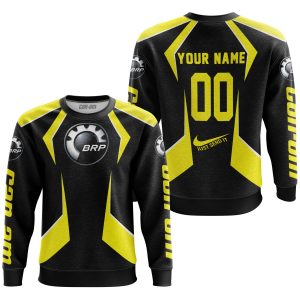 Custom name BraapGirls LIMITED EDITION – CUSTOM NAME CAN AM – YELLOW Brands for motocross girls and dirt bike riders - Brands view 2