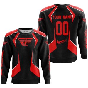 Custom name BraapGirls LIMITED EDITION – CUSTOM NAME FLY RACING – RED Brands for motocross girls and dirt bike riders - Brands view 2